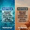 Signmission Do Not Enter Contractor Access OSHA Notice Sign, Vinyl Decal, 7in W x 10in L, 2PK OS-2PACK-NS-D-710-V-11177 - alternate 5